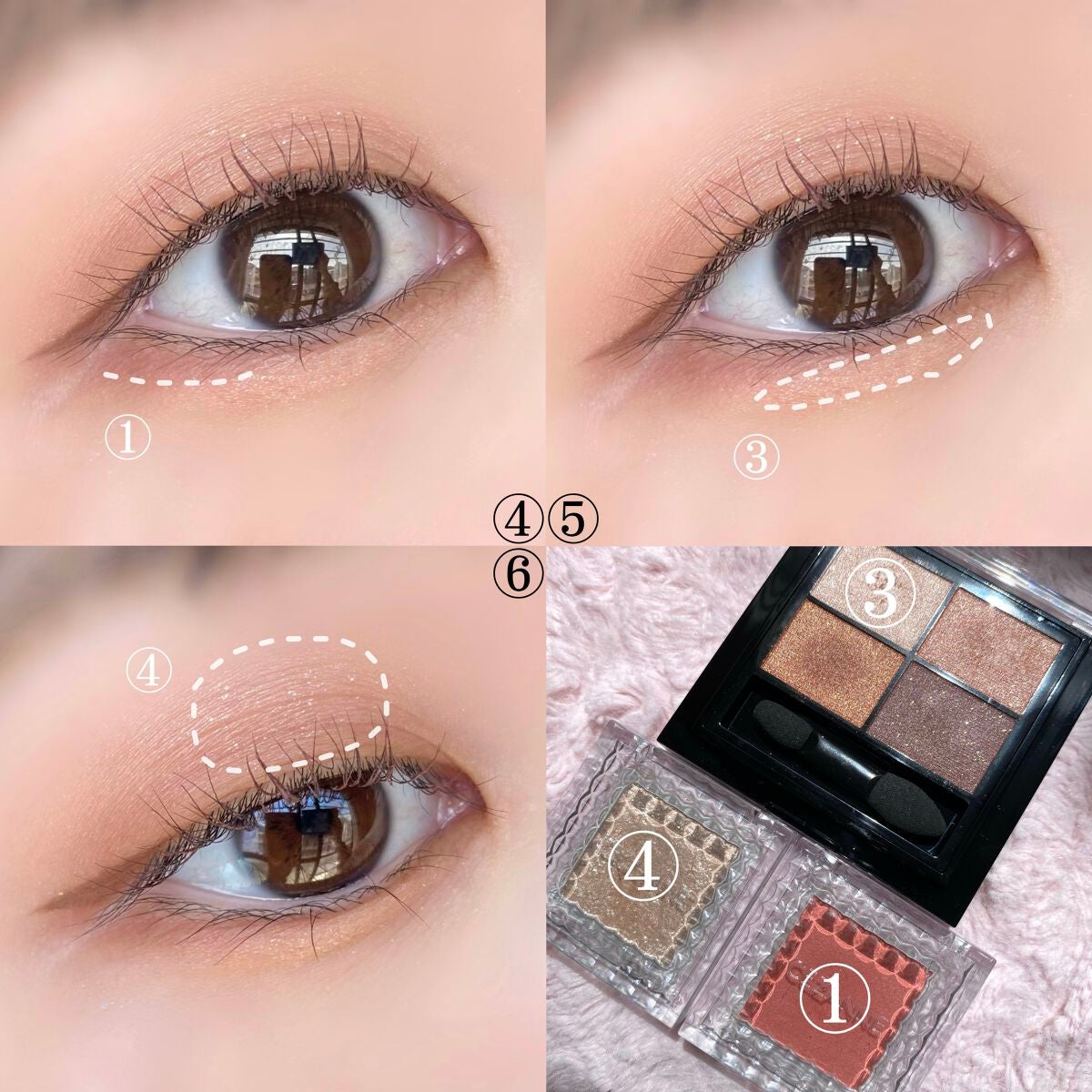 シングルカラーアイシャドウ/CEZANNE/単色アイシャドウを使ったクチコミ(3枚目)