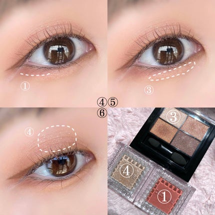 シングルカラーアイシャドウ/CEZANNE/単色アイシャドウを使ったクチコミ(3枚目)