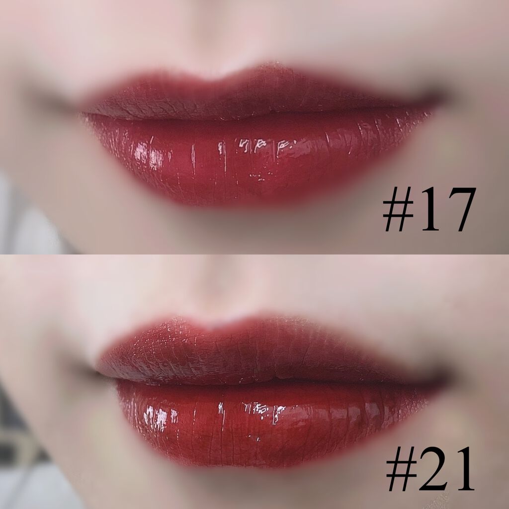 ジューシーラスティングティント/rom&nd/リップティントを使ったクチコミ（2枚目）