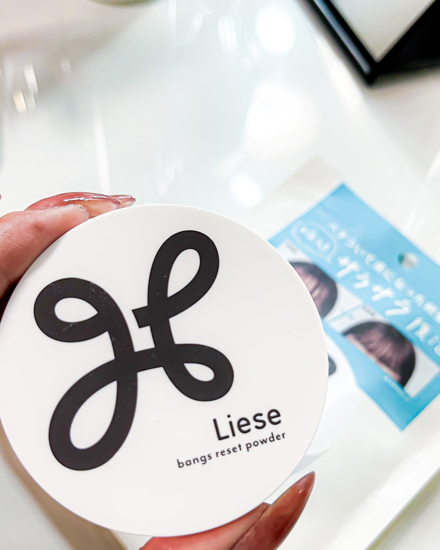 前髪リセットパウダー/リーゼ/その他スタイリングを使ったクチコミ(7枚目)