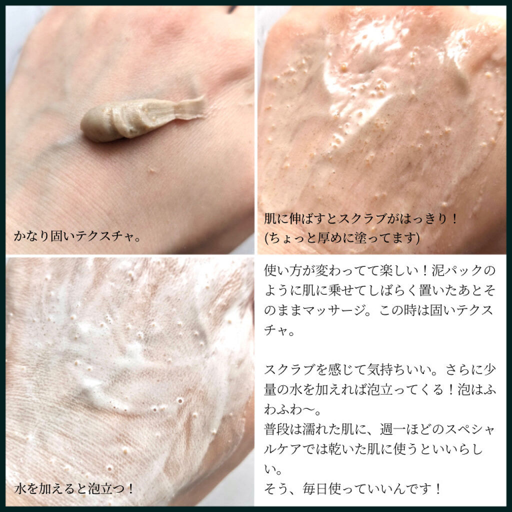 スクラビング　マッド　ウォッシュ/KANEBO/洗顔フォームを使ったクチコミ（2枚目）