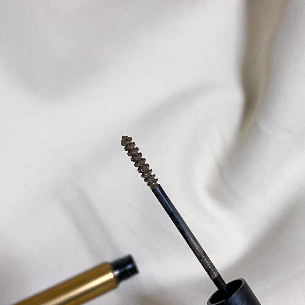 ブロウインク カラーティントデュオ 04 ダークブラウン/MAYBELLINE NEW YORK/眉ティントを使ったクチコミ（2枚目）