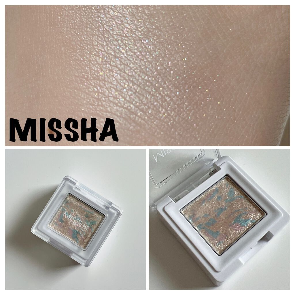 グリッタープリズム シャドウ マーブル グリッタープリズム シャドウ マーブル GOP04/MISSHA/単色アイシャドウを使ったクチコミ（1枚目）