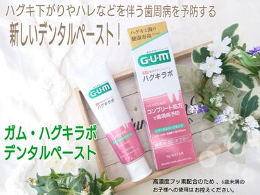 ガム・ハグキラボ デンタルペースト/GUM/歯磨き粉を使ったクチコミ（1枚目）