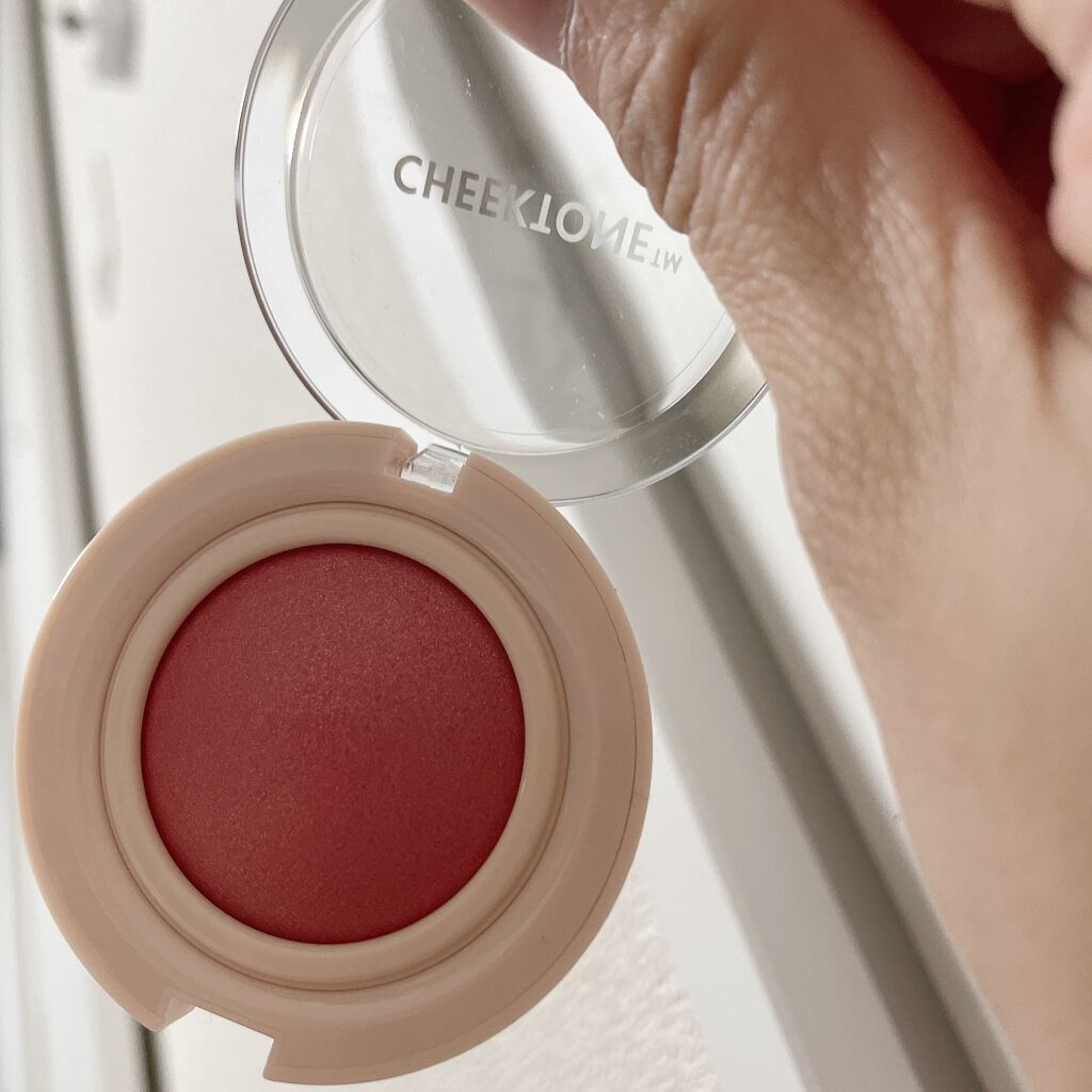 チークトーン ムード オン ブラッシャー/TONYMOLY/ジェル・クリームチークを使ったクチコミ（2枚目）