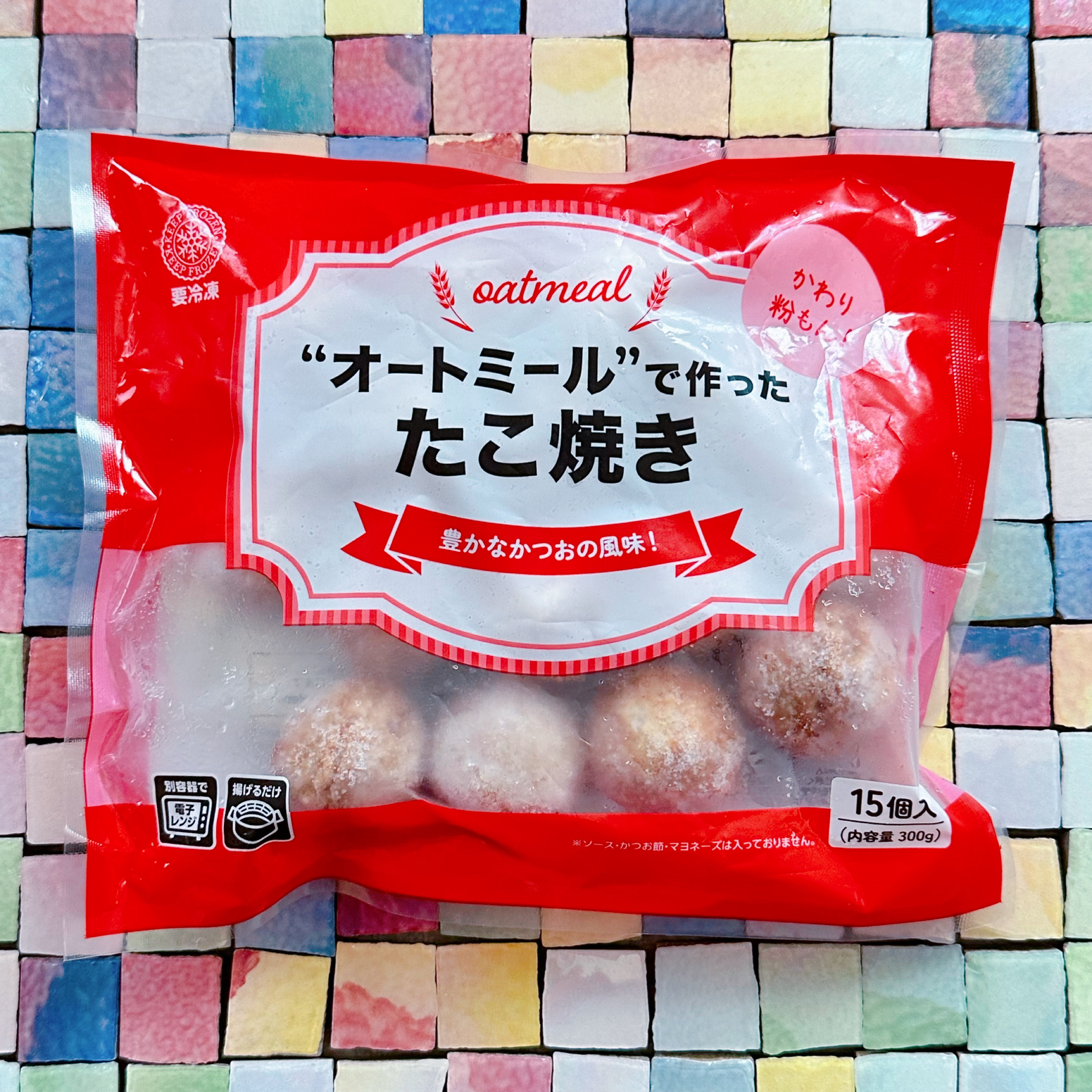 業務スーパー オートミールで作ったたこ焼き