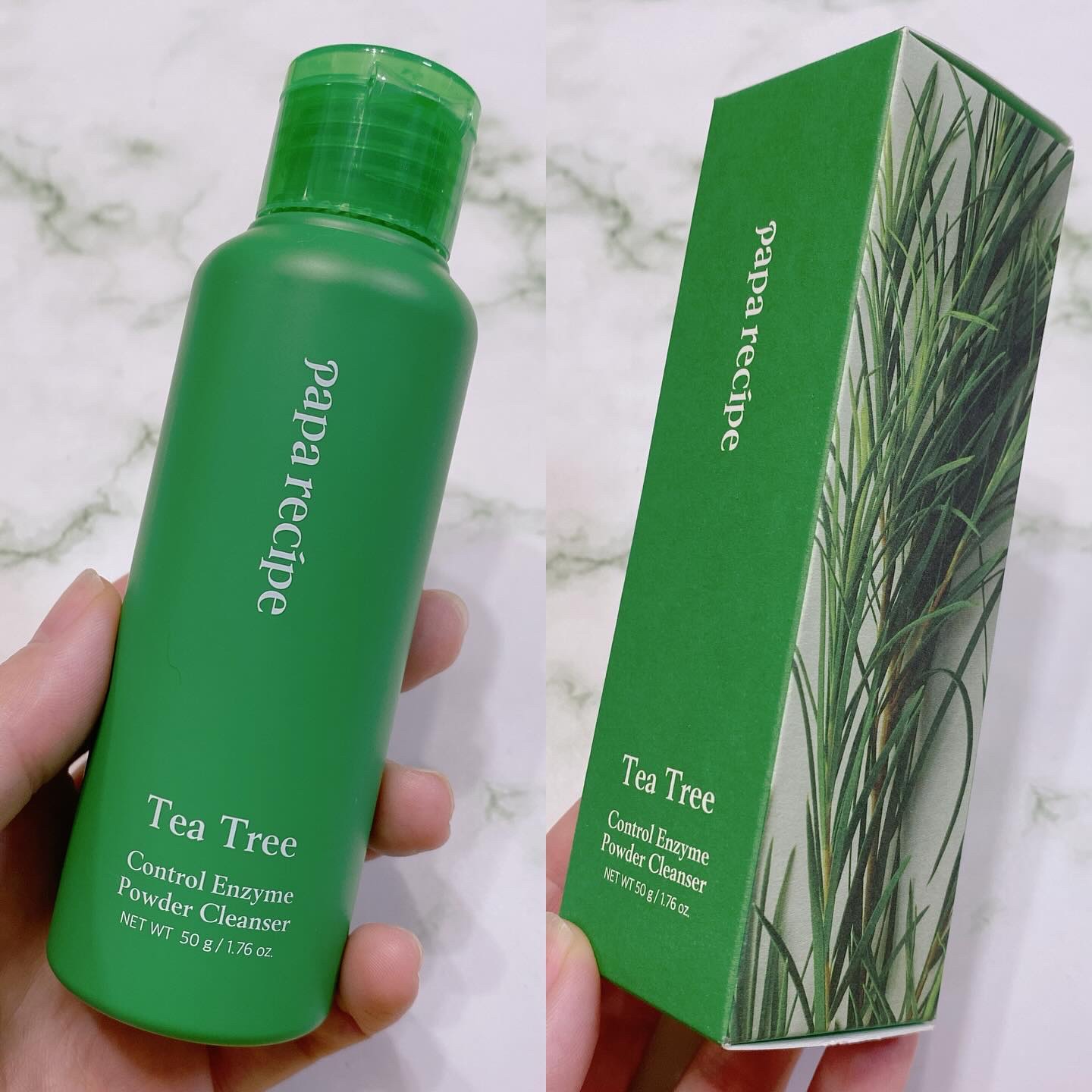 ティーツリーコントロール酵素洗顔パウダー/PAPA RECIPE/洗顔パウダーを使ったクチコミ（2枚目）