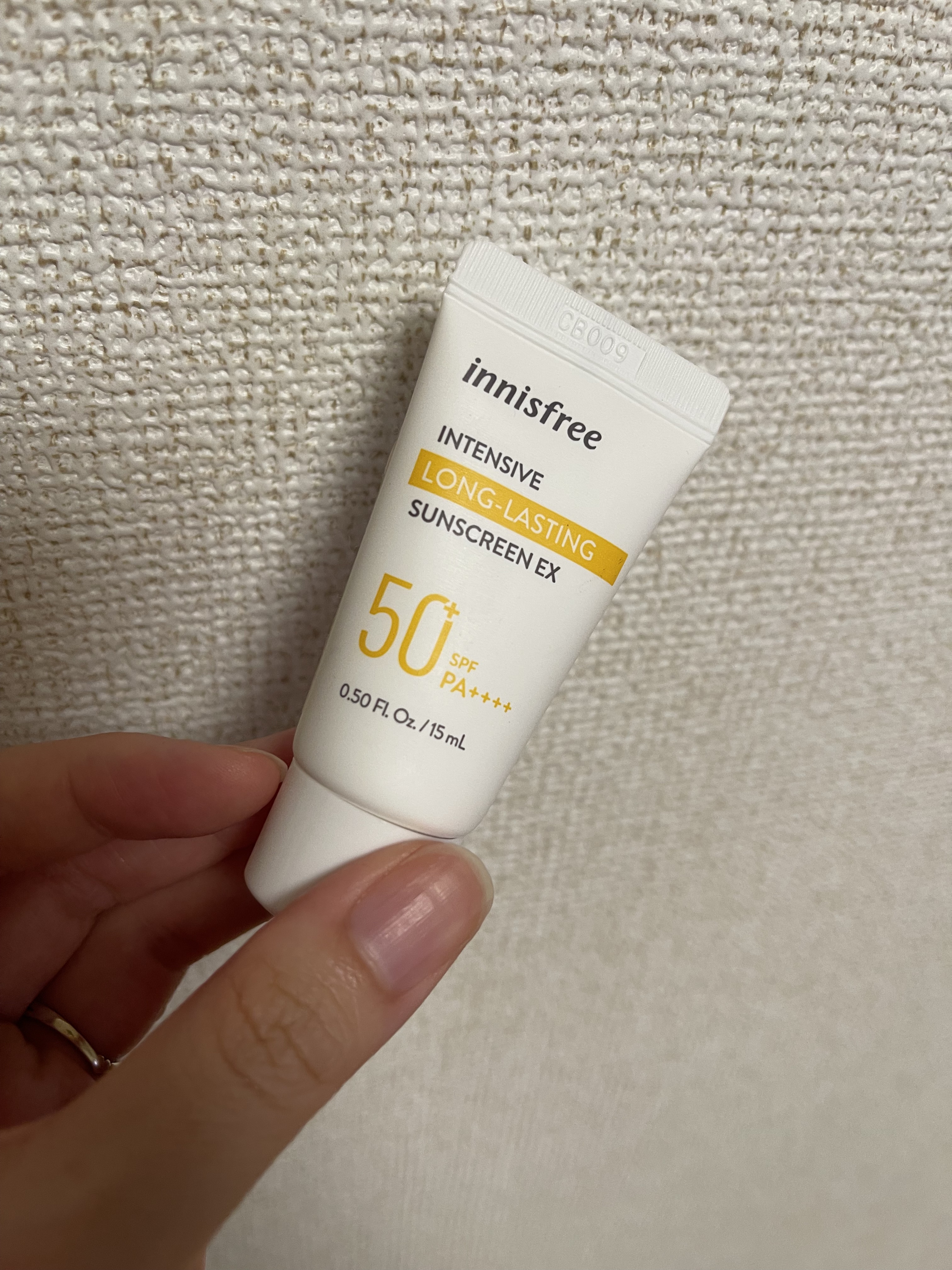 インテンシブ　ロングラスティング　サンスクリーン　EX SPF50+ / PA++++/innisfree/日焼け止めローションを使ったクチコミ（1枚目）