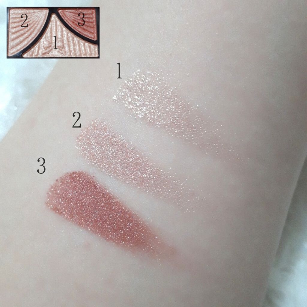 ジューシーピュアアイズ/キャンメイク/アイシャドウパレットを使ったクチコミ(3枚目)