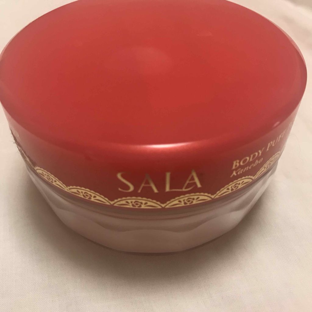 ボディパフパウダーN プリズムパール(サラ スウィートローズの香り)/SALA/ボディパウダーを使ったクチコミ（1枚目）