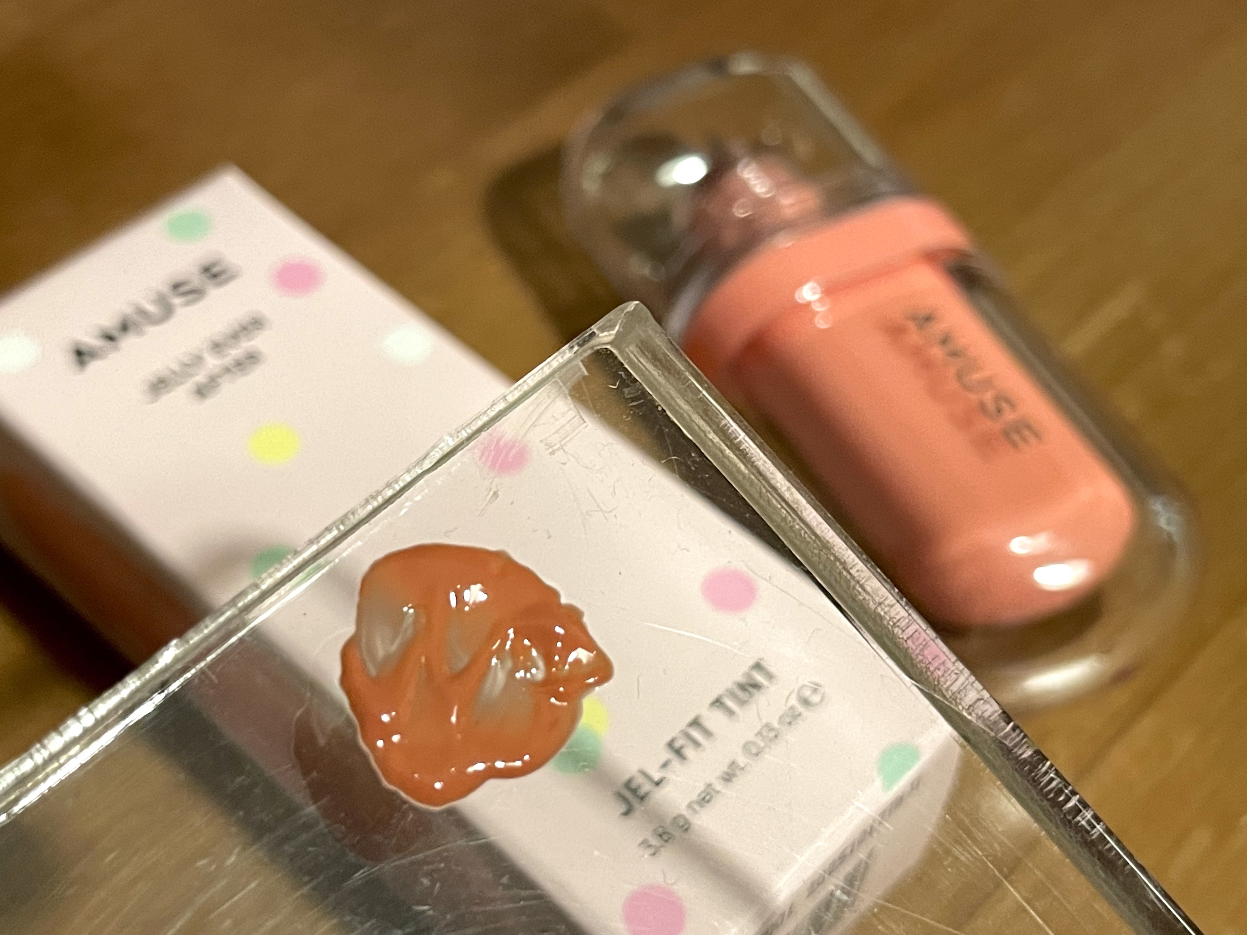 ジェルフィットティント/AMUSE/リップティントを使ったクチコミ（3枚目）