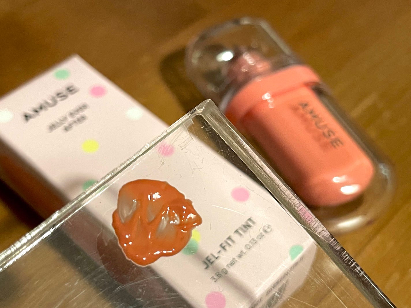 ジェルフィットティント/AMUSE/リップティントを使ったクチコミ(3枚目)