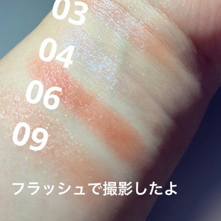 オーラデュウ プリズム イルミネーター ピコ/SHISEIDOザ・メーキャップ/単色アイシャドウを使ったクチコミ(3枚目)