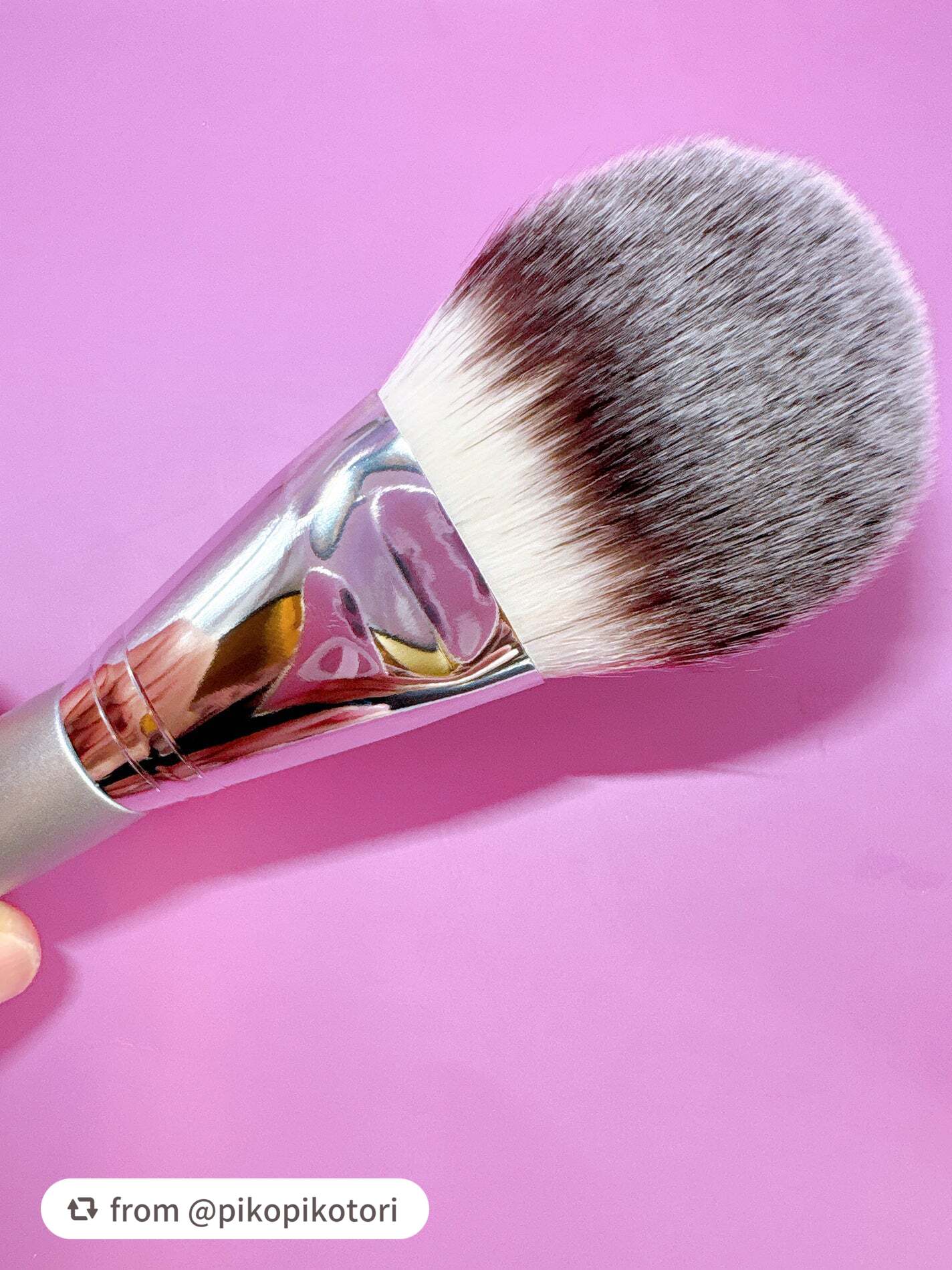 パウダーファンブラシ/ロージーローザ/メイクブラシを使ったクチコミ(4枚目)