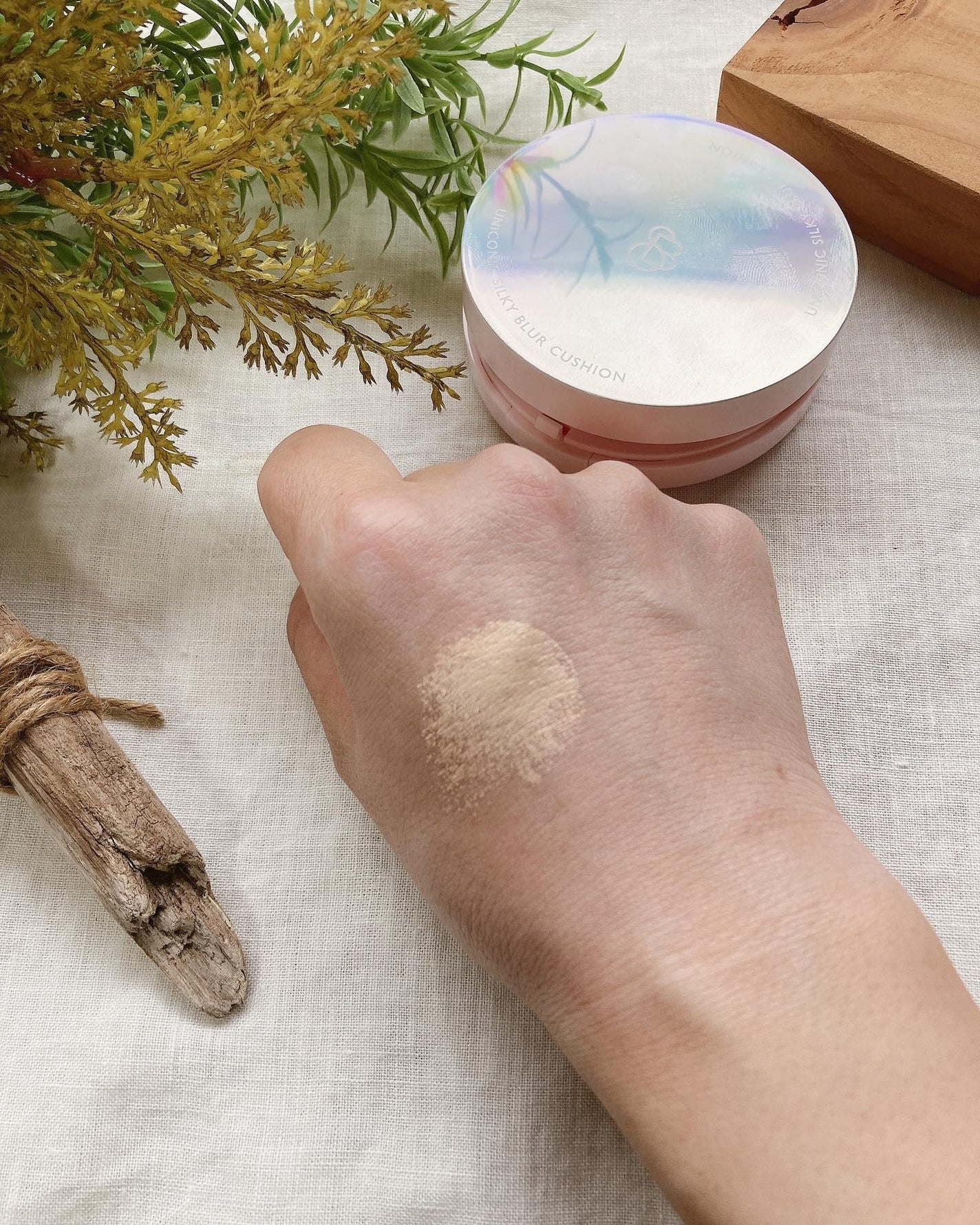 シルキーブラークッション/SELF BEAUTY/クッションファンデーションを使ったクチコミ(4枚目)