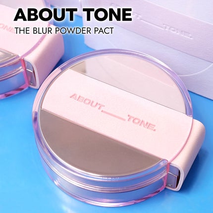 ザ・ブラーパウダーパクト/ABOUT TONE/プレストパウダーを使ったクチコミ(1枚目)