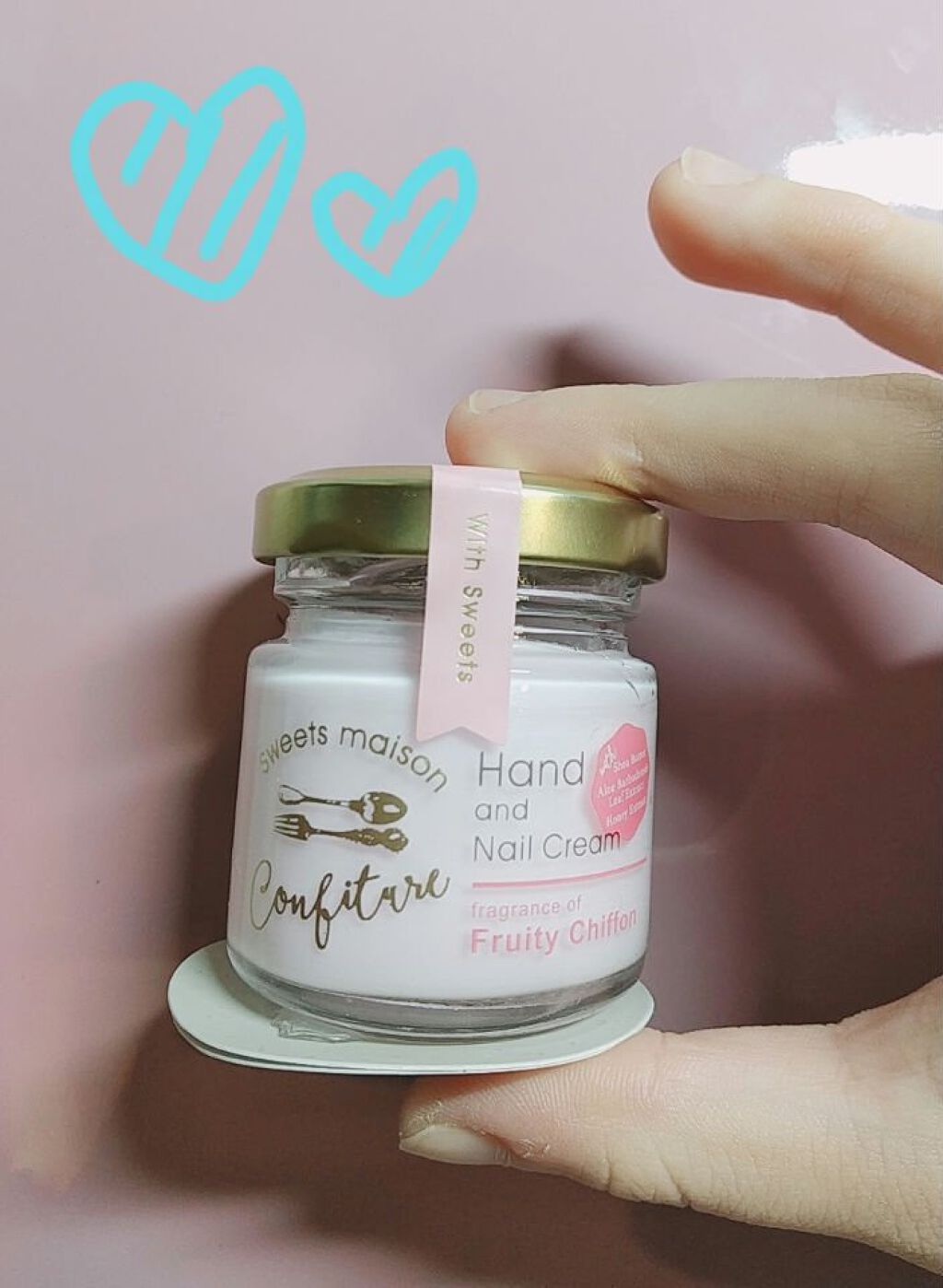 コンフィチュールハンド&ネイルクリーム/スウィーツメゾン/ハンドクリームを使ったクチコミ(2枚目)