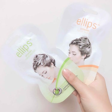 ヘアーマスク【ボリュームミラクル】/ellips/洗い流すヘアトリートメントを使ったクチコミ（1枚目）