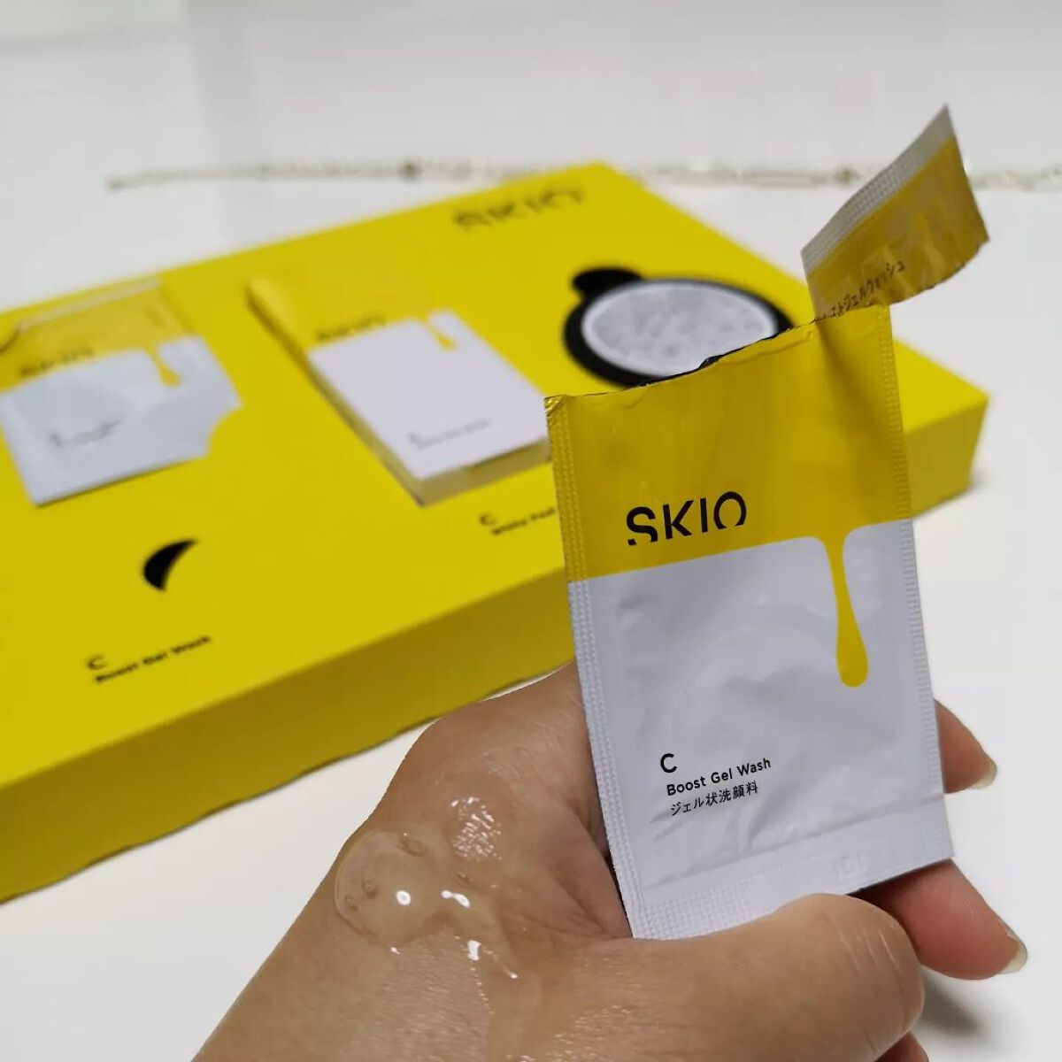 VC ブーストジェルウォッシュ/SKIO/その他洗顔料を使ったクチコミ（2枚目）