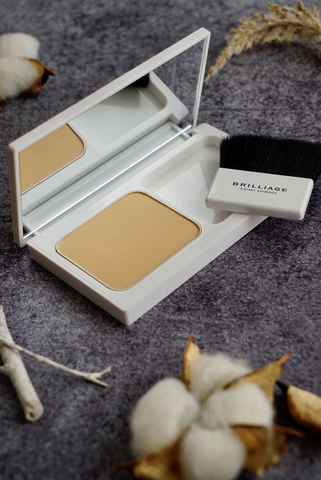 パウダリーファンデーション ソフトシャイニー/ブリリアージュ/パウダーファンデーションを使ったクチコミ（2枚目）