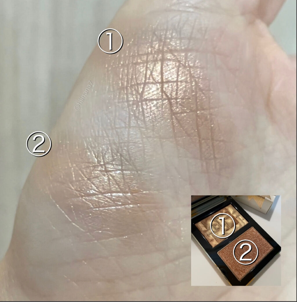 リュクス イルミネイティング デュオ ソフト ブロンズ/BOBBI BROWN/パウダーチークを使ったクチコミ（2枚目）