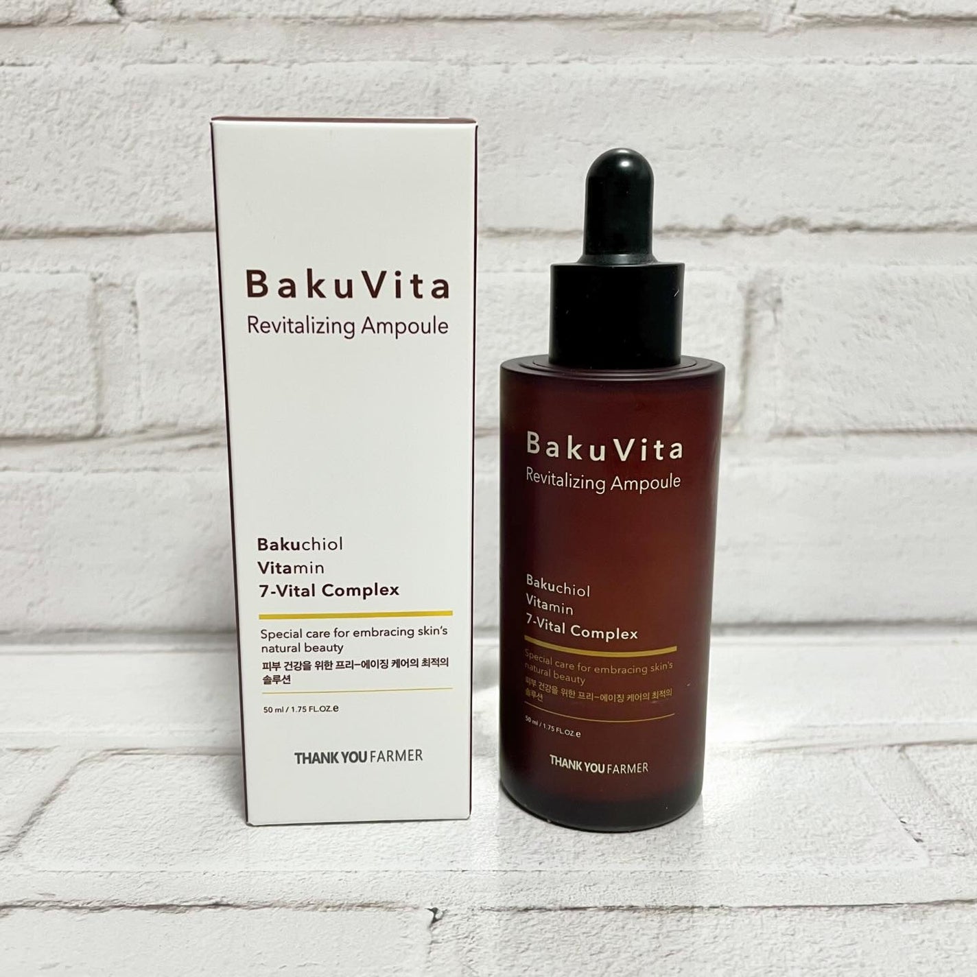 バクビタリバイタライジングアンプル/THANK YOU FARMER/美容液を使ったクチコミ(1枚目)