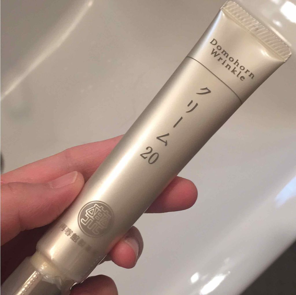 ドモホルンリンクル クリーム20(旧)のクチコミ「ドモホルンリンクルからの基本4点セット。
今回は、クリーム20。
クリームです。
一般的にはク.....」（1枚目）