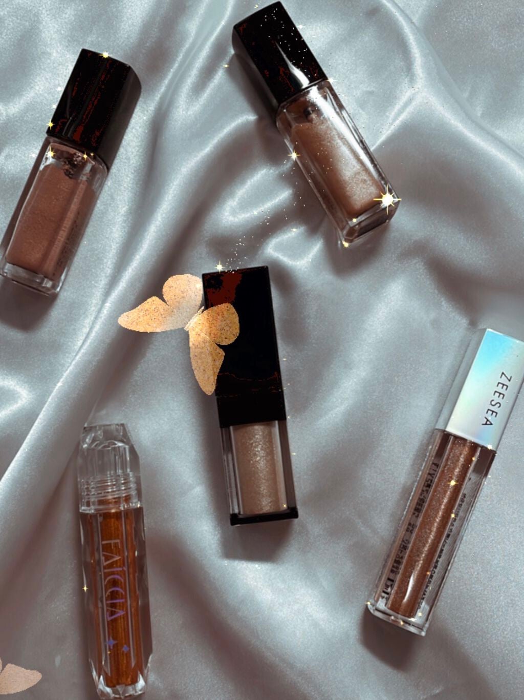 ブルベかもしれないイエベちゃん on LIPS 「プチプラからデパコスまで☺️🔥リキッドアイシャドウ集めました❤..」(4枚目)