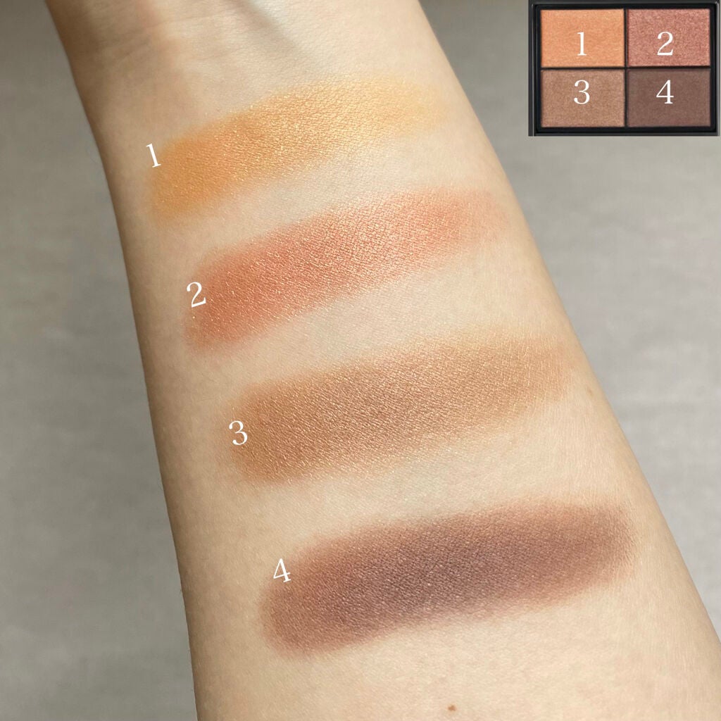 パレットアイシャドウ/&be/アイシャドウパレットを使ったクチコミ(2枚目)