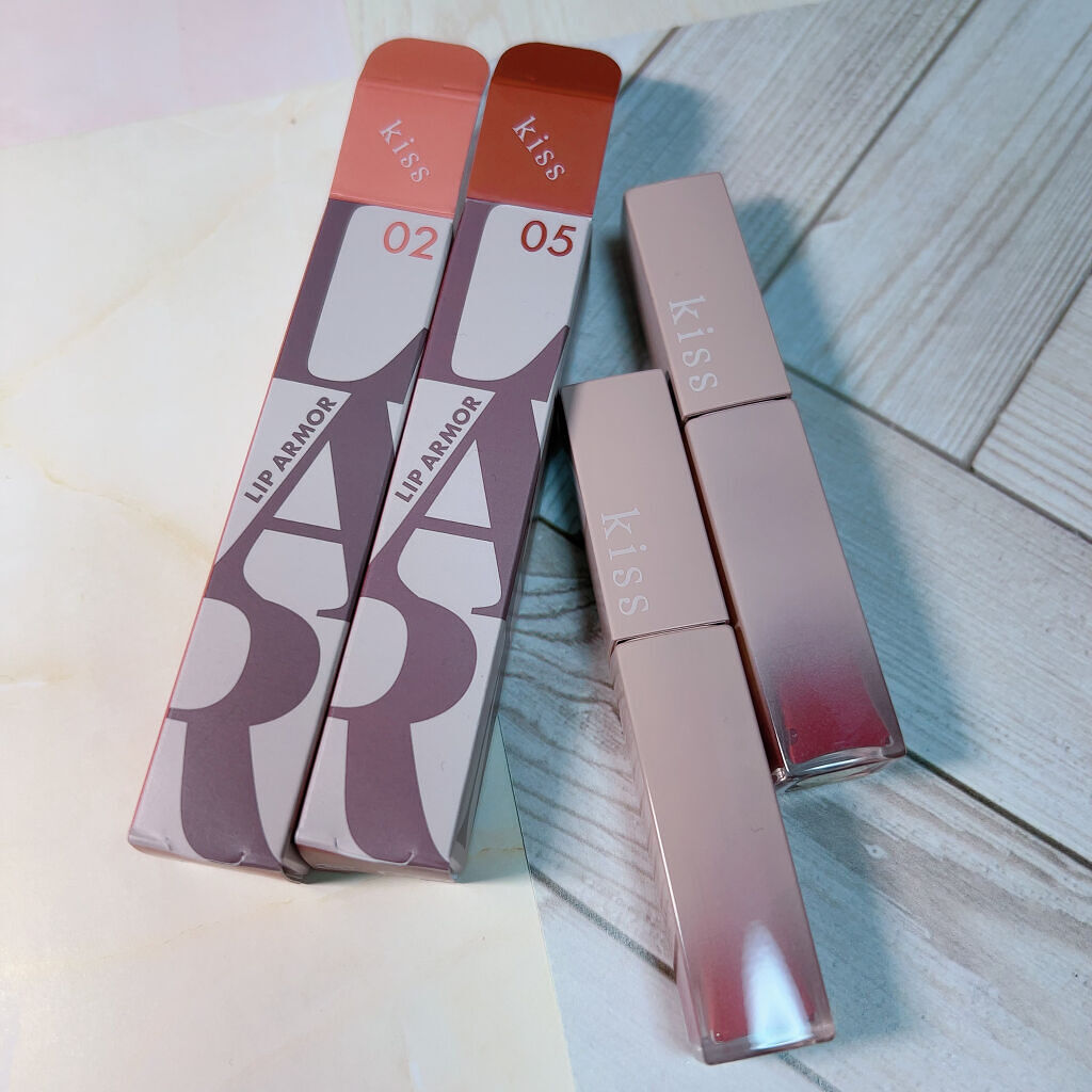 リップアーマー/KiSS/口紅を使ったクチコミ（1枚目）