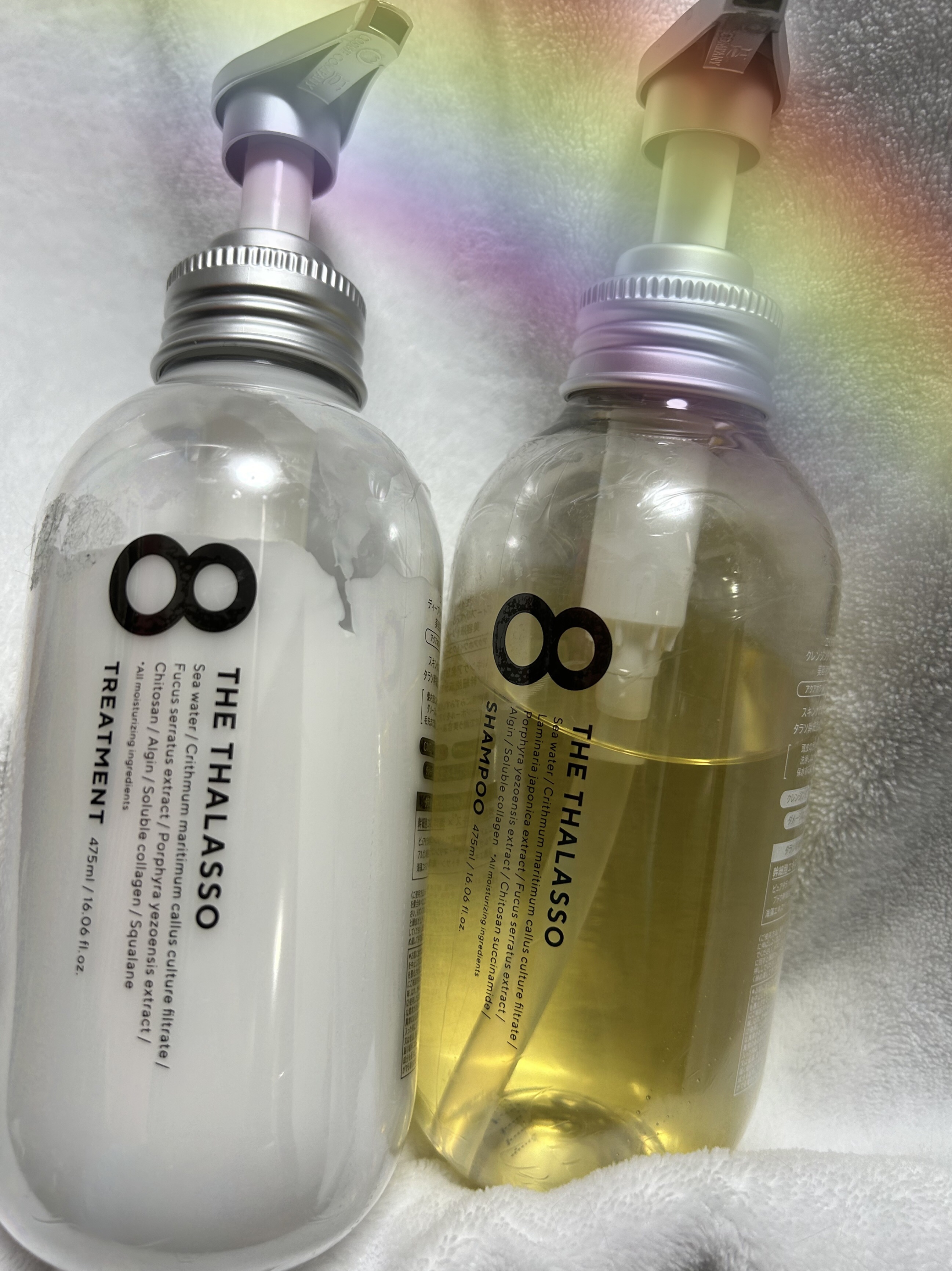 [旧商品]クレンジングリペア＆モイスト 美容液シャンプー／ディープリペア＆アクアモイスト 美容液トリートメント/エイトザタラソ/市販シャンプーを使ったクチコミ（1枚目）