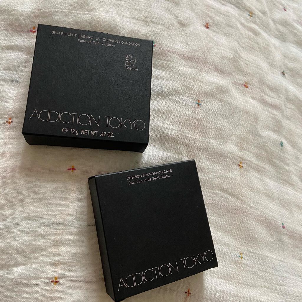 スキンリフレクト ラスティング UV クッションファンデーション/ADDICTION/クッションファンデーションを使ったクチコミ(2枚目)