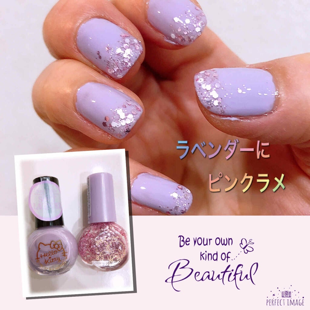 サンリオネイル/DAISO/マニキュアを使ったクチコミ(1枚目)