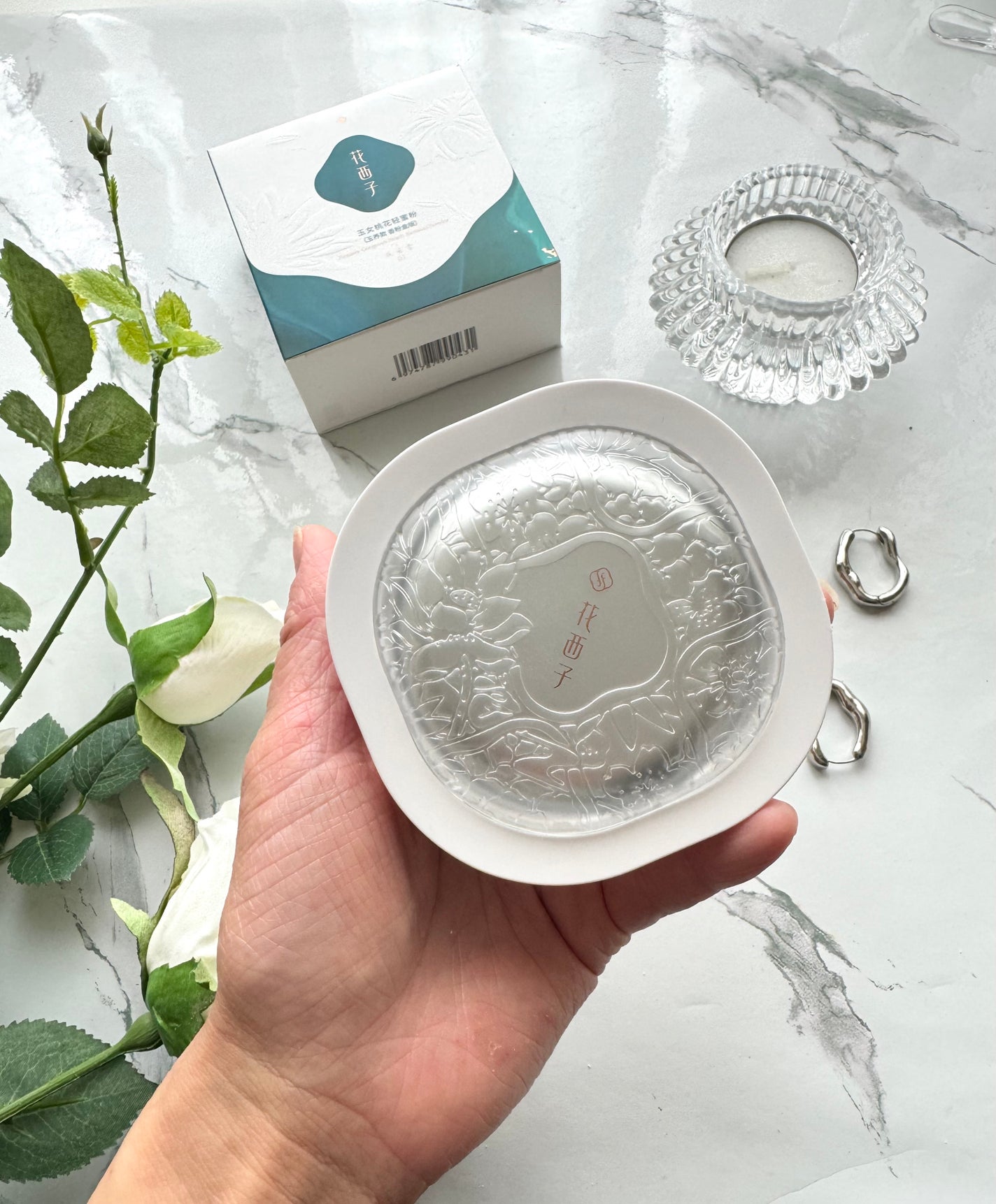 玉養桃花 ルースパウダー/花西子/ルースパウダーを使ったクチコミ(5枚目)