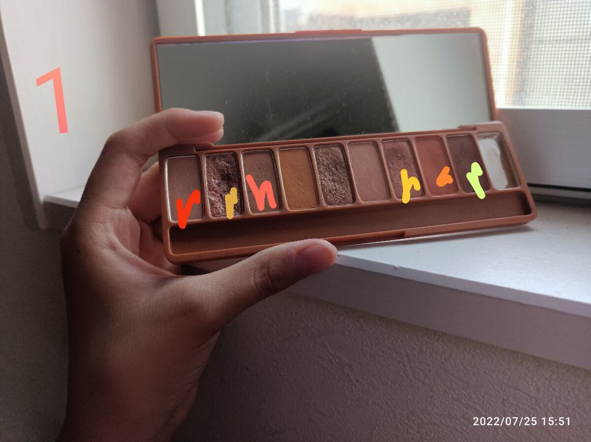 UR GLAM　BLOOMING EYE COLOR PALETTE/U R GLAM/アイシャドウパレットを使ったクチコミ（2枚目）