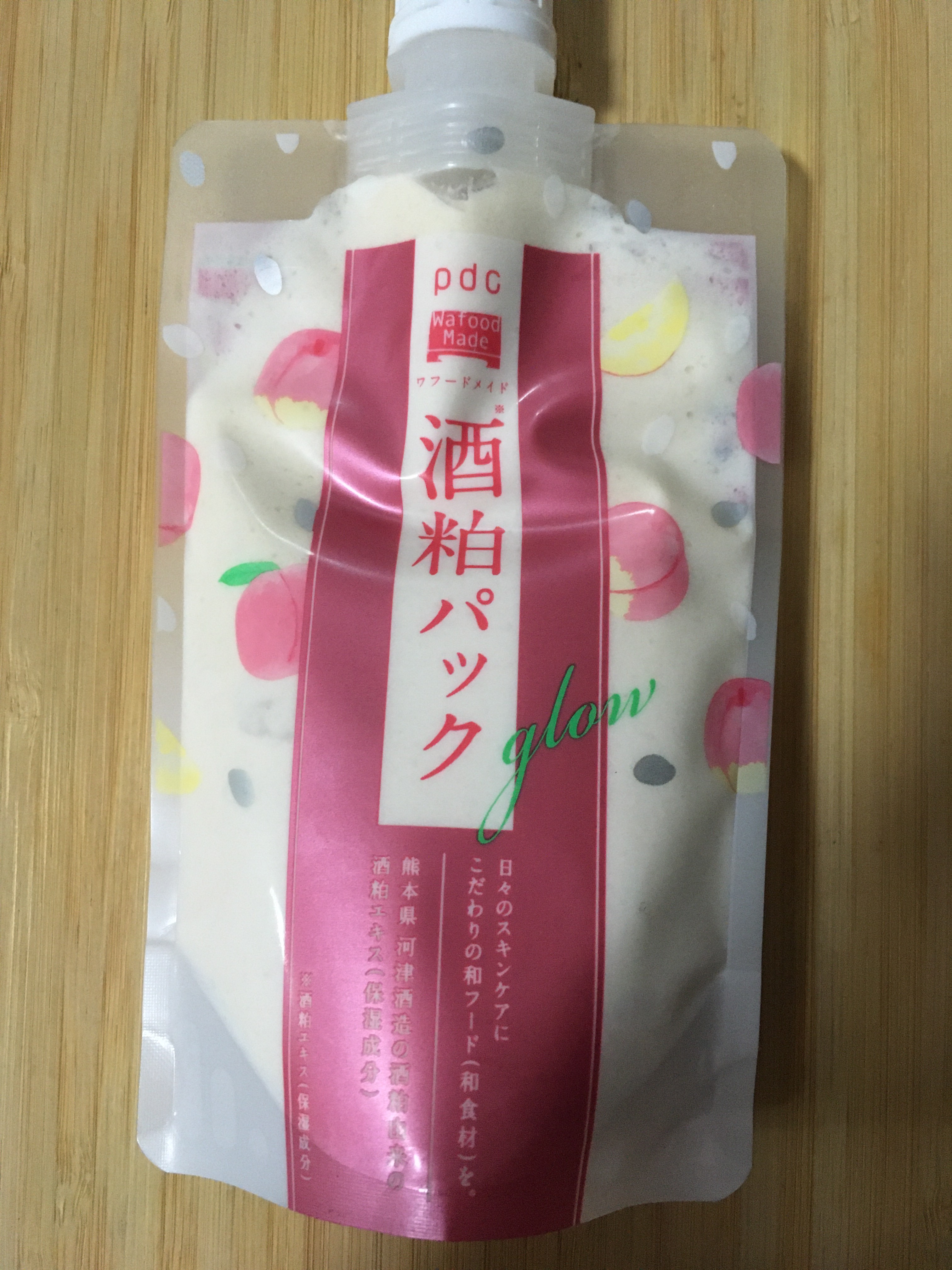 ワフードメイド 酒粕パック グロー ジューシーピーチの香り/pdc/洗い流すパック・マスクを使ったクチコミ（1枚目）