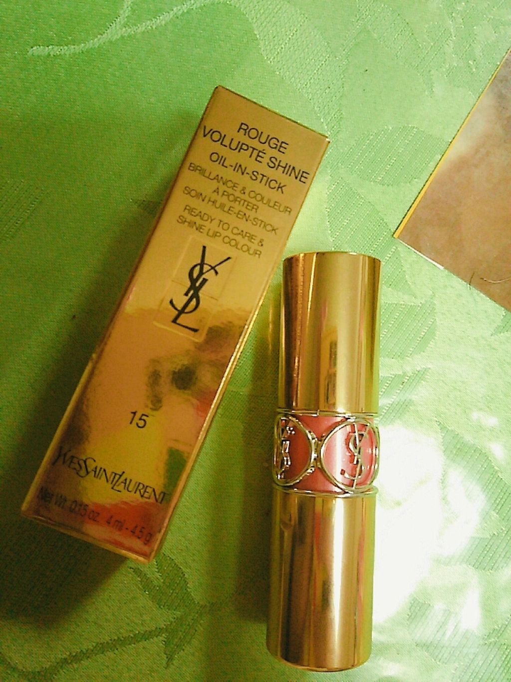 ルージュ ヴォリュプテ シャイン/YVES SAINT LAURENT BEAUTE/口紅を使ったクチコミ(1枚目)