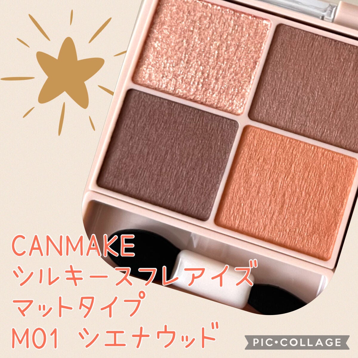 シルキースフレアイズ(マットタイプ)/キャンメイク/アイシャドウパレットを使ったクチコミ(1枚目)