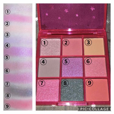 UR GLAM　BLOOMING EYE COLOR PALETTE/U R GLAM/アイシャドウパレットを使ったクチコミ（3枚目）