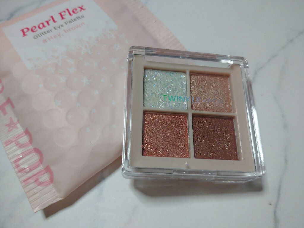 TWINKLE POP Pearl Flex Glitter Eye Palette/CLIO/アイシャドウパレットを使ったクチコミ(1枚目)