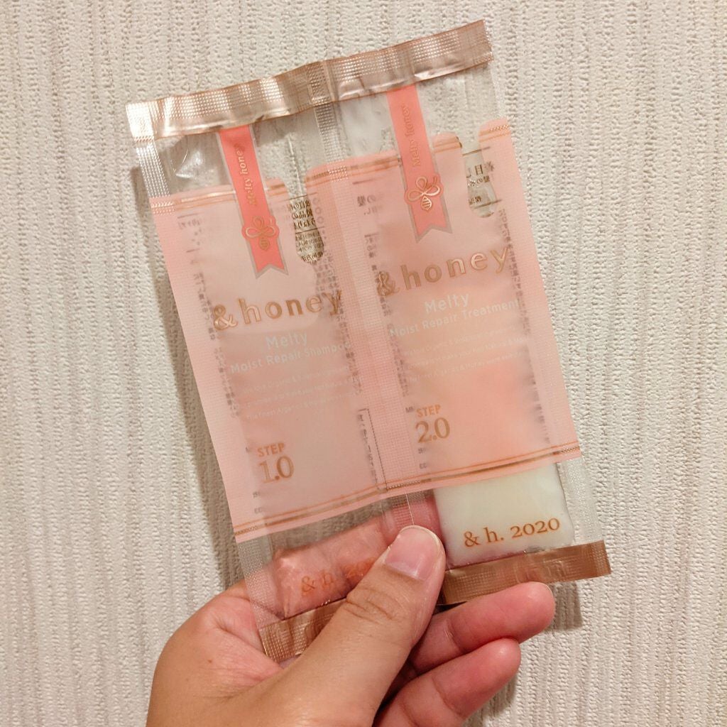 &honey Melty モイストリペア シャンプー1.0/モイストリペア ヘアトリートメント2.0/&honey/市販シャンプーを使ったクチコミ(1枚目)