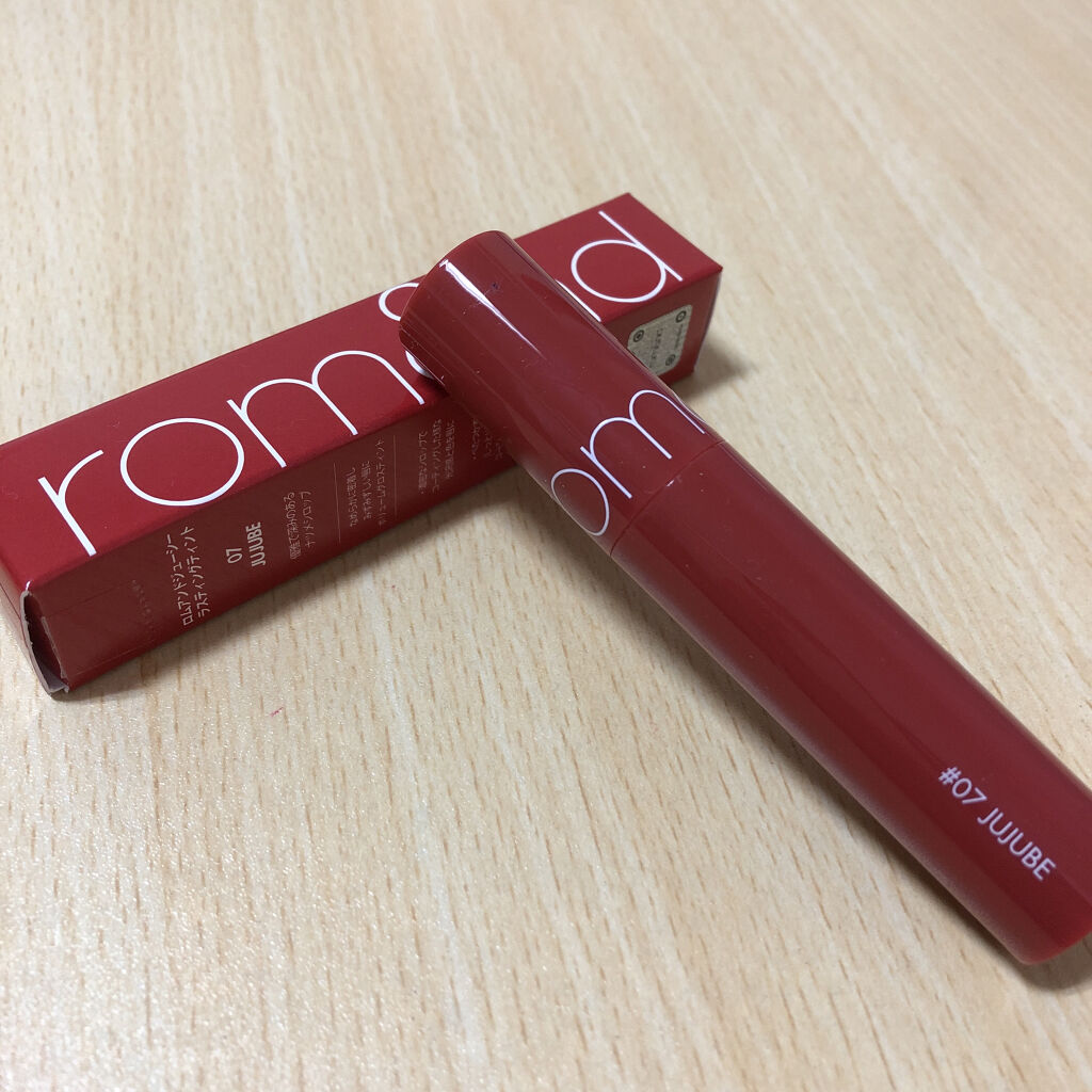 ジューシーラスティングティント/rom&nd/リップティントを使ったクチコミ（1枚目）