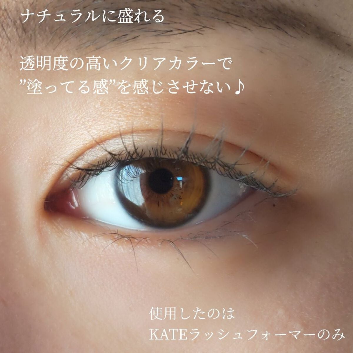 ラッシュフォーマー(クリア)/KATE/マスカラを使ったクチコミ(3枚目)