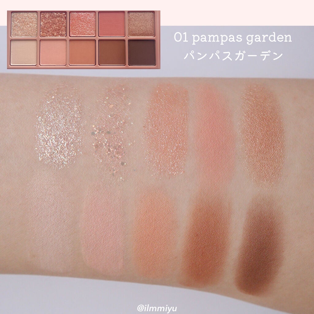 ベターザンパレット/rom&nd/アイシャドウパレットを使ったクチコミ(2枚目)