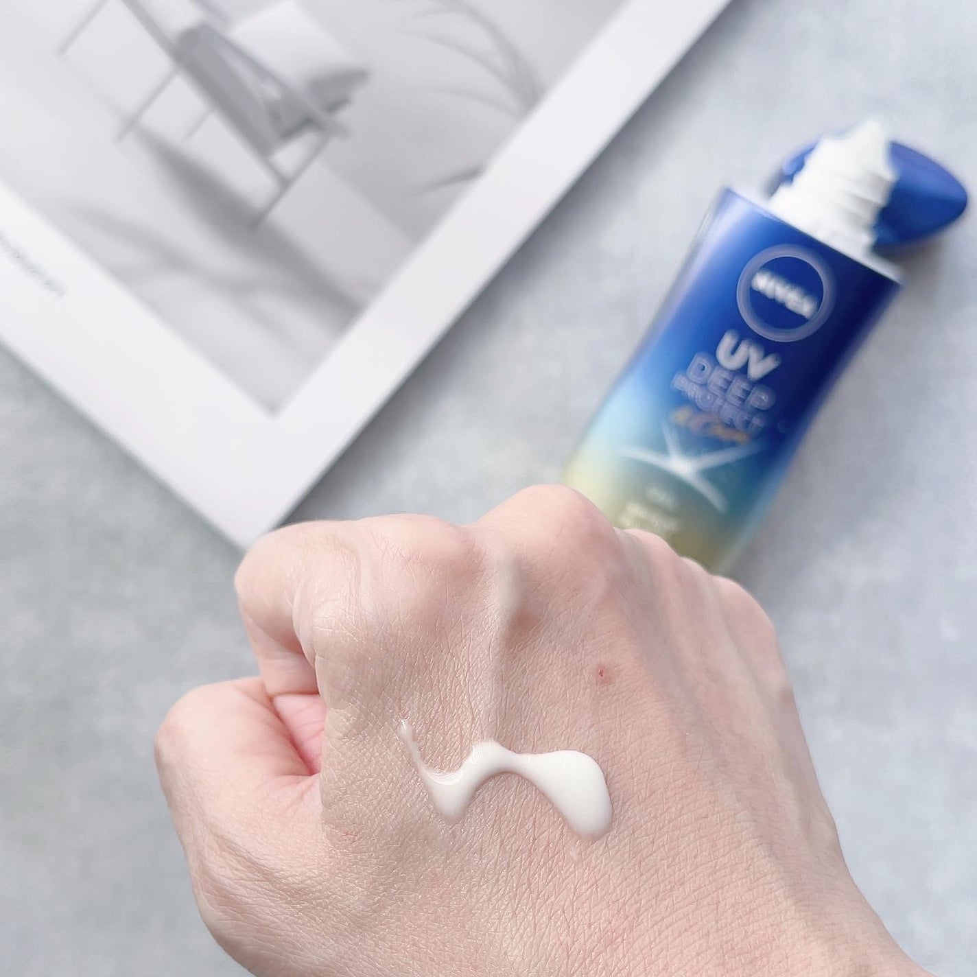 ニベアUV ディープ プロテクト&ケア ジェル/ニベア/日焼け止めジェルを使ったクチコミ(5枚目)