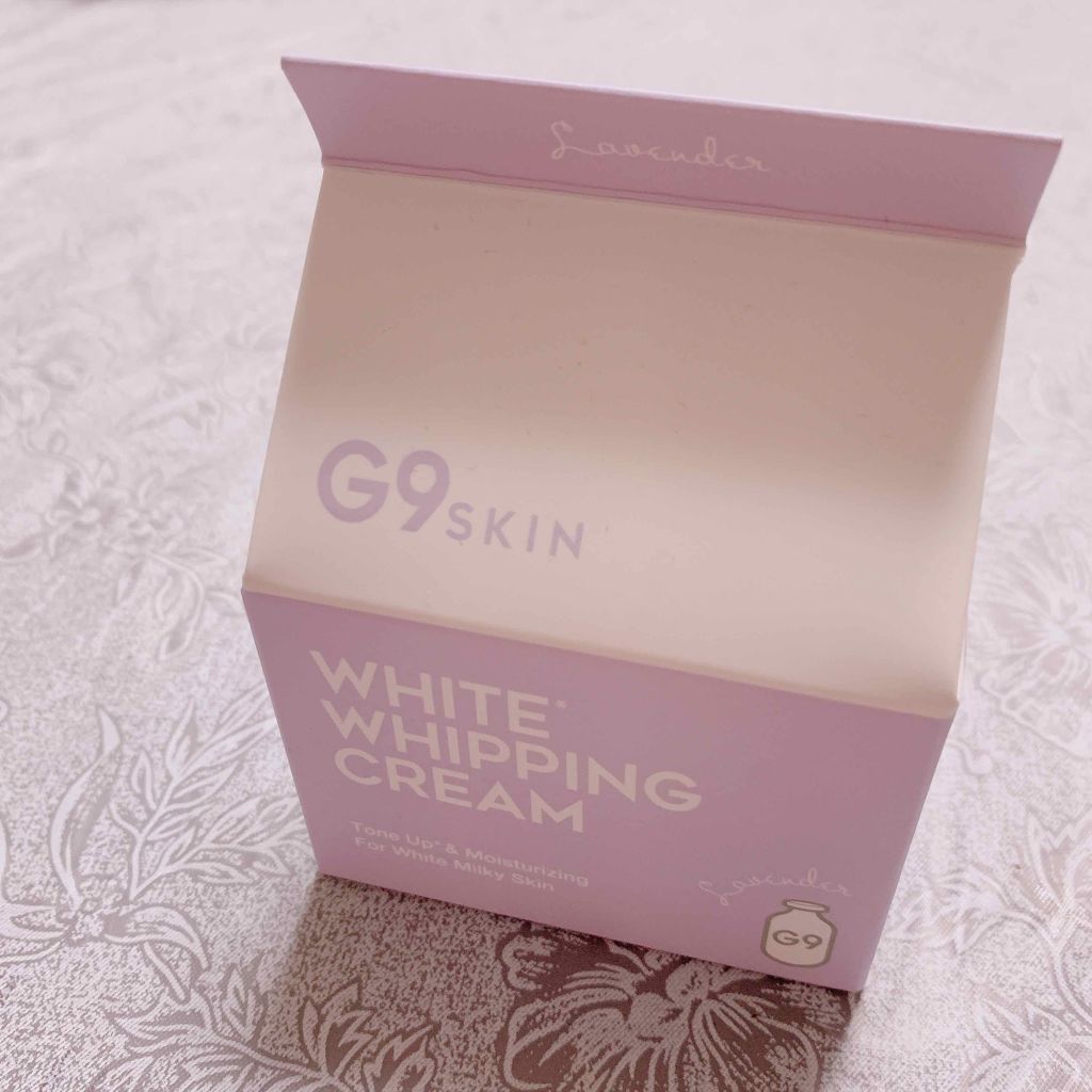 WHITE WHIPPING CREAM(ウユクリーム)/G9SKIN/化粧下地を使ったクチコミ(1枚目)