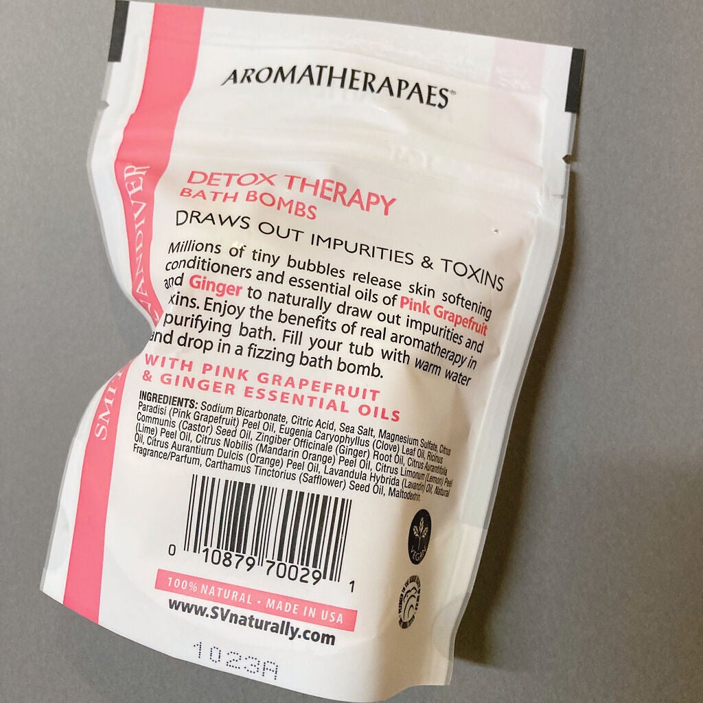 ストレスリリーフバスボム/Smith & Vandiver/入浴剤を使ったクチコミ(2枚目)