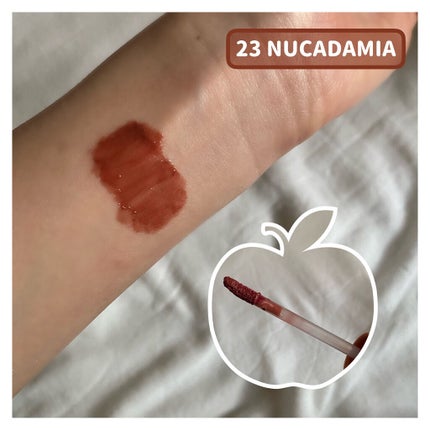 ジューシーラスティングティント/rom&nd/リップティントを使ったクチコミ(4枚目)