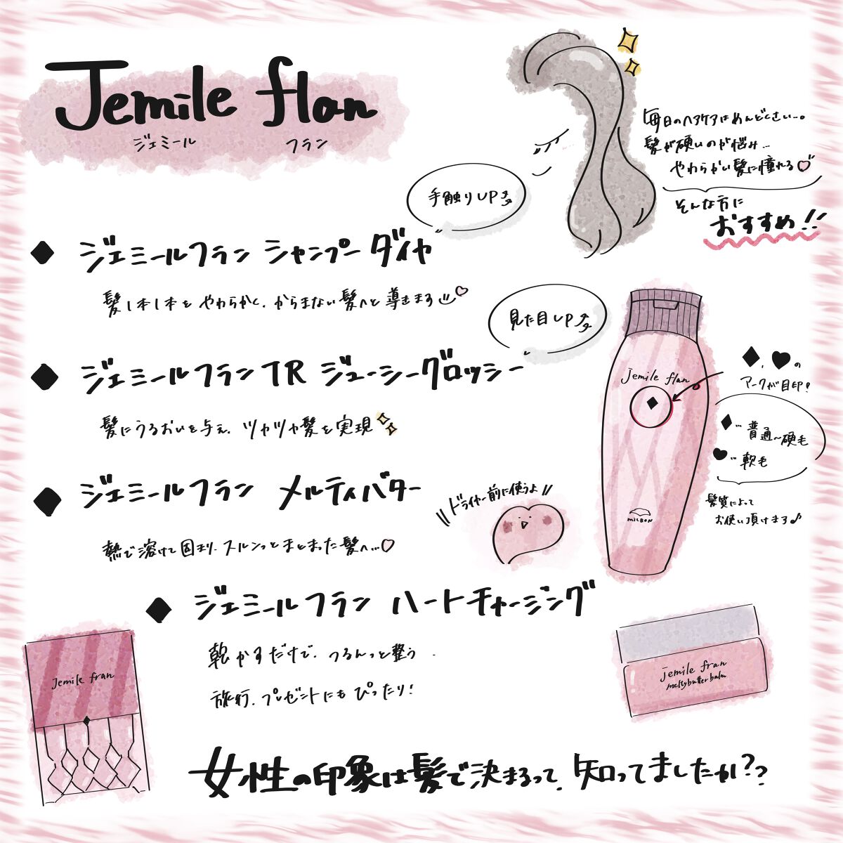 シャンプー(ダイヤ) ふつう〜硬毛用/ジェミールフラン/サロンシャンプーを使ったクチコミ（1枚目）