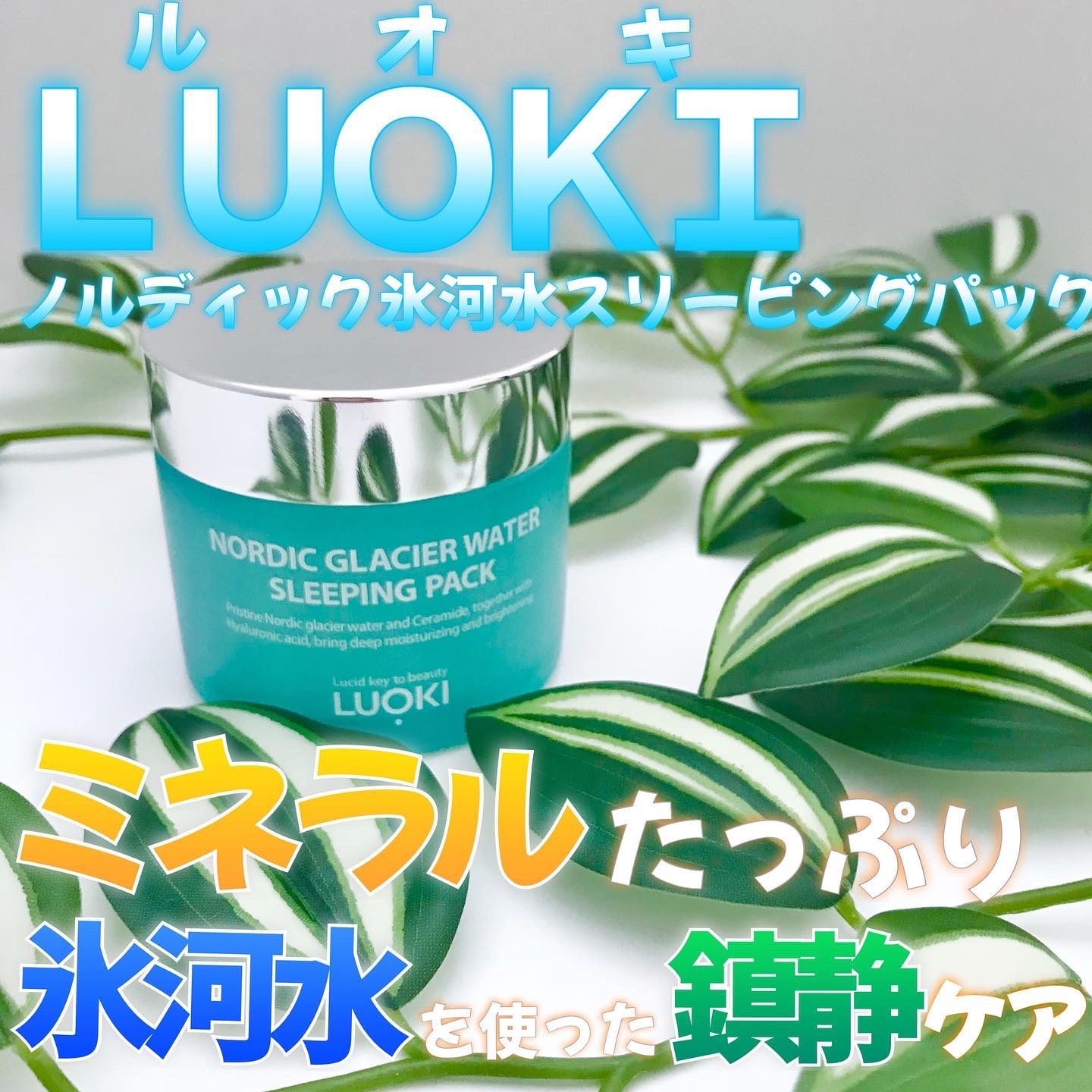 ノルディック氷河水スリーピングパック/LUOKI/フェイスクリームを使ったクチコミ（1枚目）